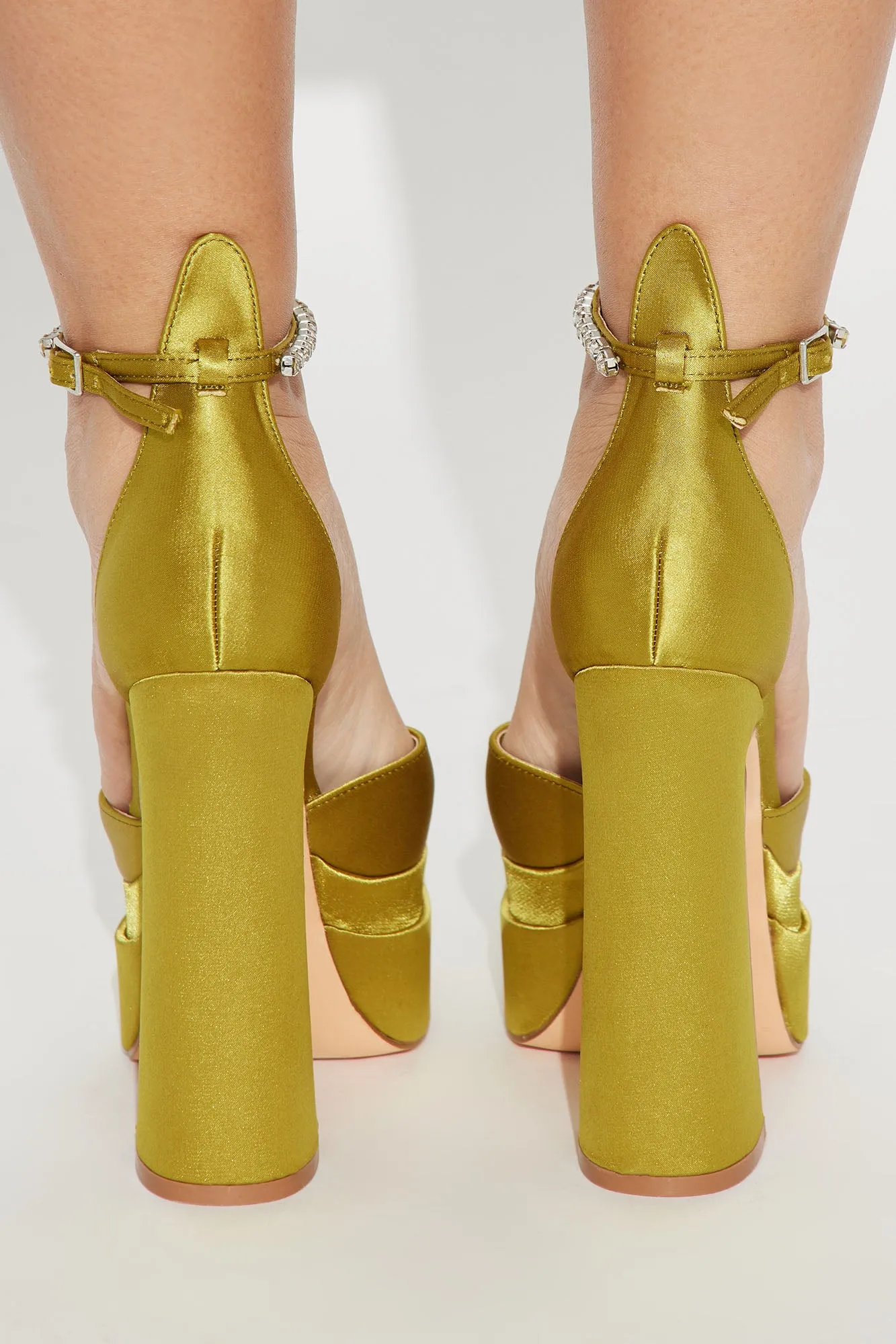 Alana Platform Pumps - Chartreuse