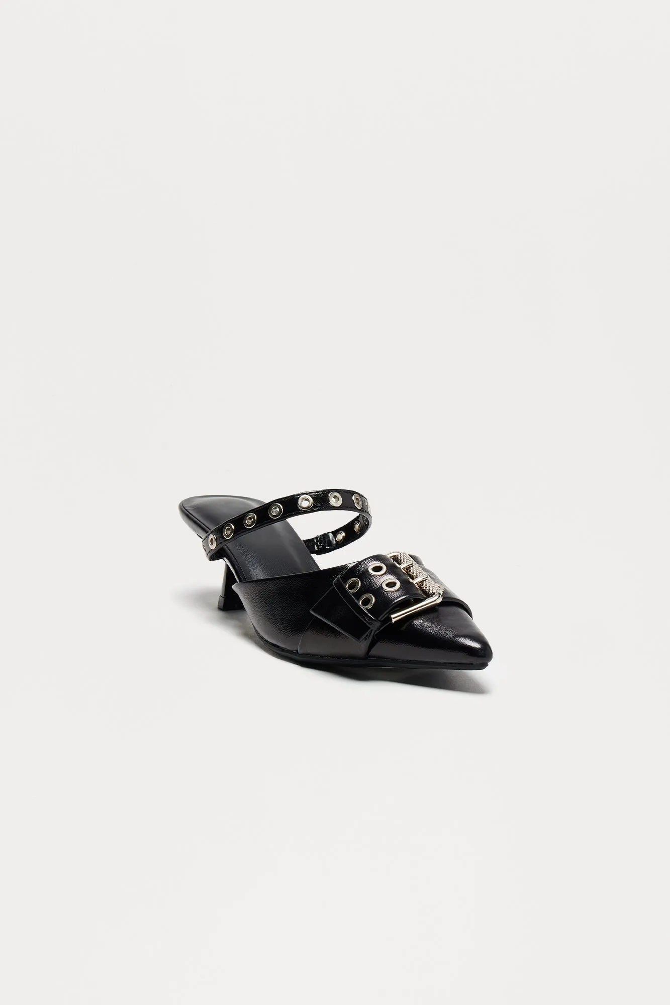 Bale Hardware Kitten Heel Pumps - Black