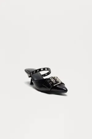 Bale Hardware Kitten Heel Pumps - Black