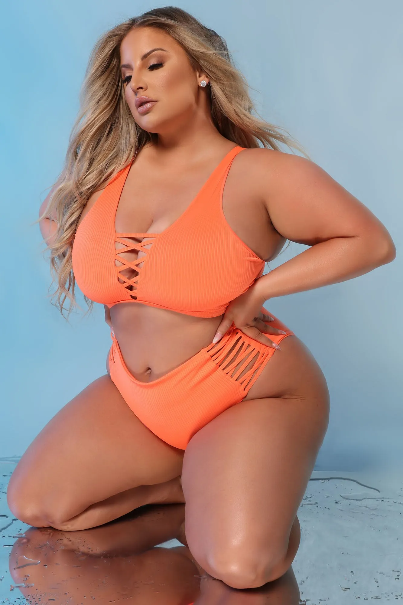 Beach Bound 2 Piece Bikini - Orange