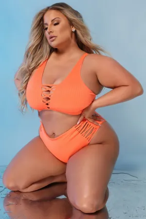 Beach Bound 2 Piece Bikini - Orange