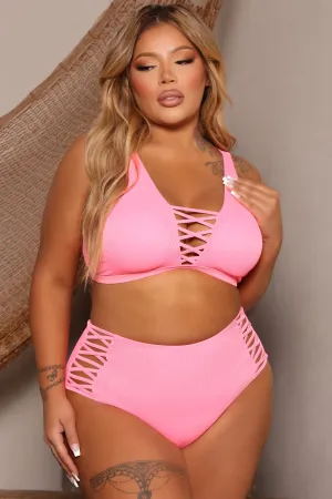 Beach Bound 2 Piece Bikini - Pink