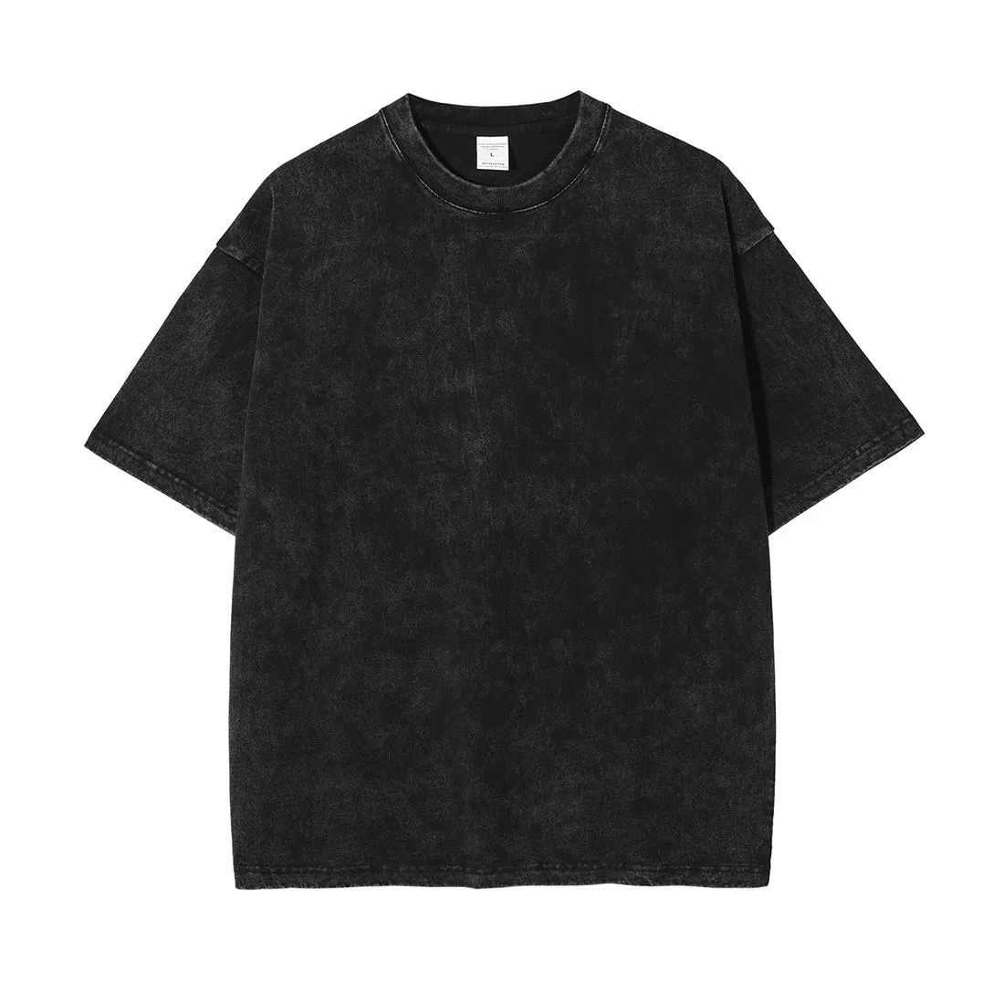 Blavra Unisex Oversized Essentials Vintage Acid Washed Cotton T-Shirt