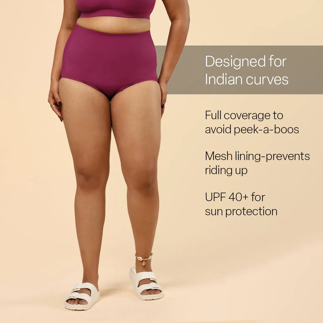 Bliss Swim High Waisted Bottom