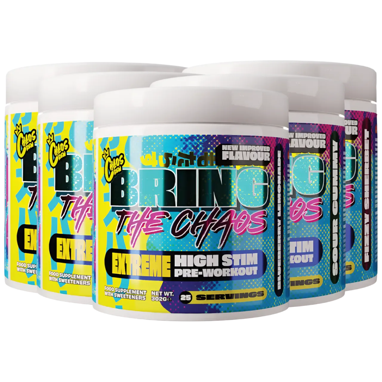 Chaos Crew Bring the Chaos V2 Pre-Workout | Extreme Energy, Focus & Endurance 325g