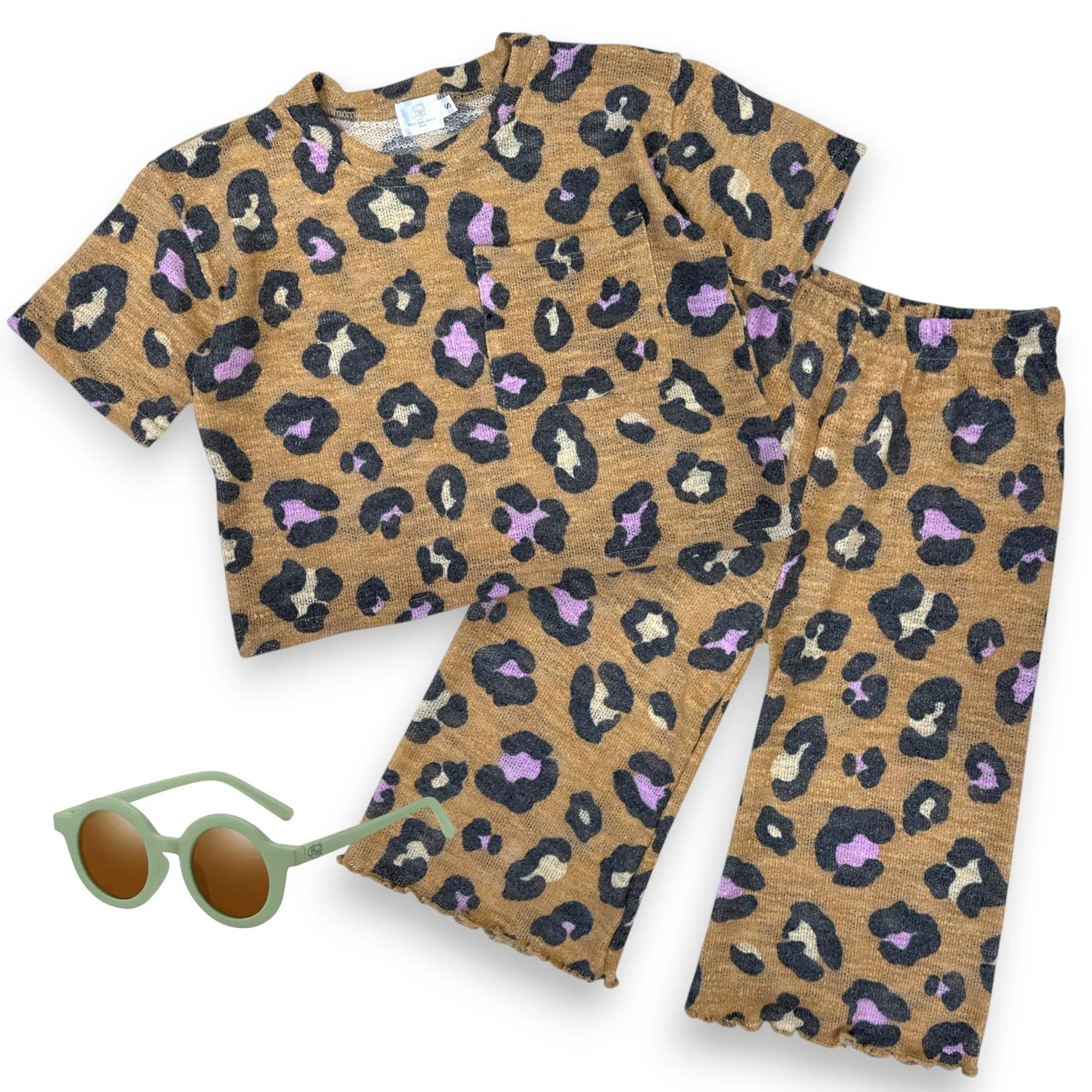 Love My Leopard Oversized Pocket Tee