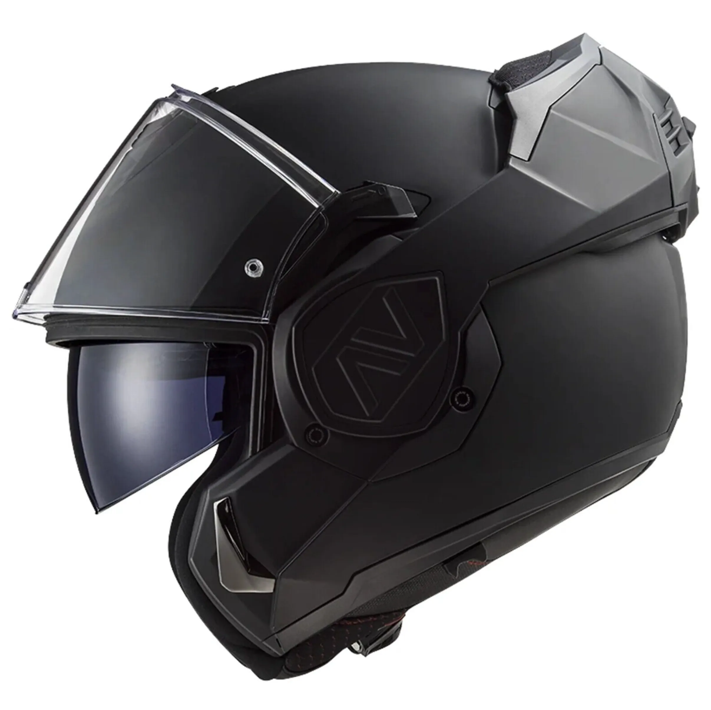 LS2 FF906 ADVANT NOIR Modular Flip Front Full / Open Face Motorcycle Helmet Matt Black