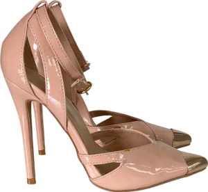 PrettyLittleThing Nude Pointed Toe Stiletto Heels UK 3 EU 36 