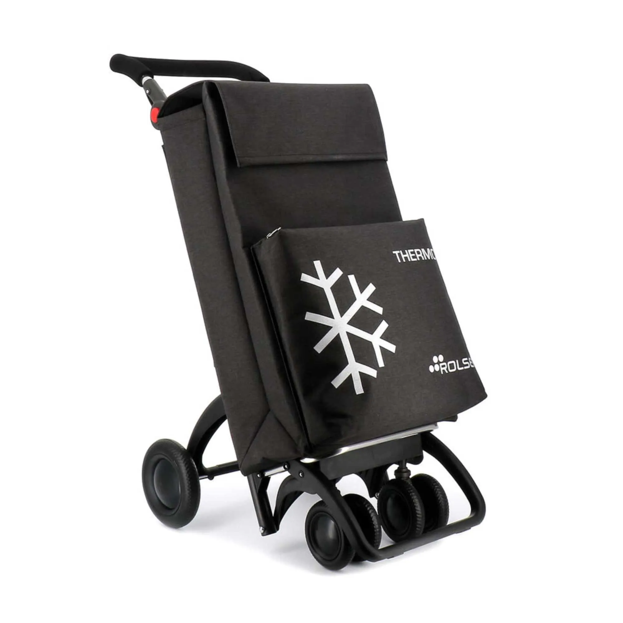 Rolser Sbelta Thermo Tweed 4x4 shopping cart, Black