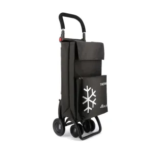 Rolser Sbelta Thermo Tweed 4x4 shopping cart, Black