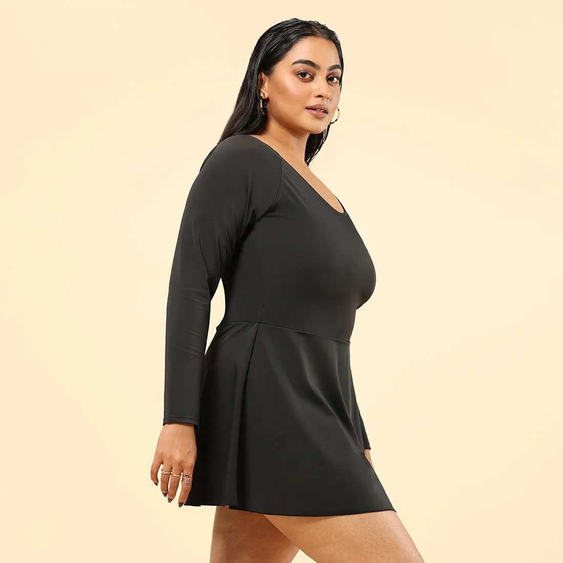 The Bliss Swim Full Sleeve Dress