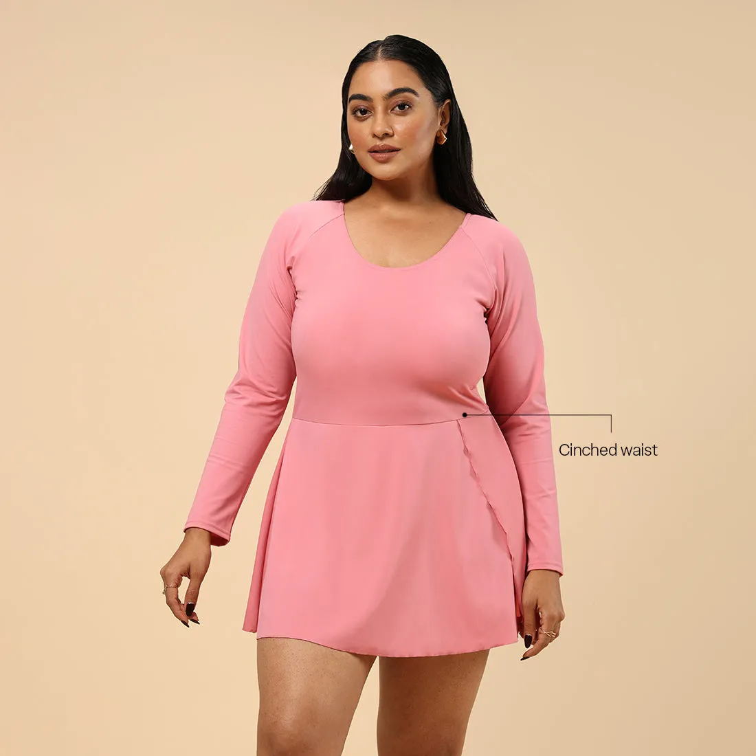 The Bliss Swim Full Sleeve Dress