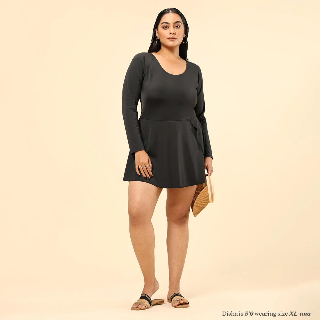 The Bliss Swim Full Sleeve Dress