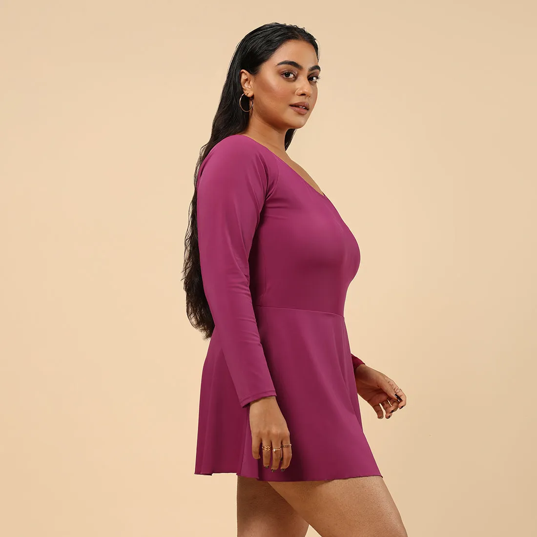 The Bliss Swim Full Sleeve Dress