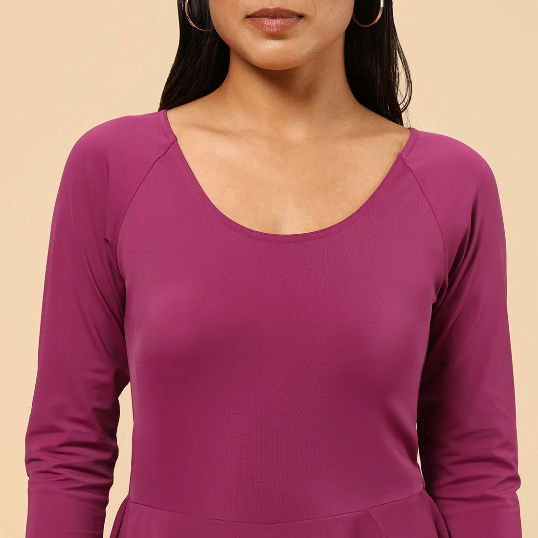 The Bliss Swim Full Sleeve Dress