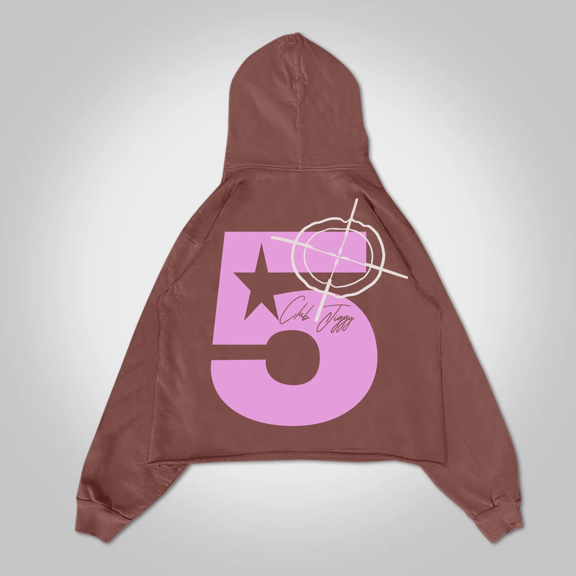Vintage Unisex Jiggy 5 Graphic Oversized Hoodie
