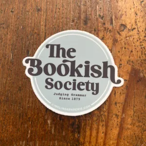 Vinyl Sticker- The Bookish Society