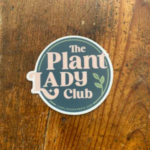 Vinyl Sticker- The Plant Lady Club